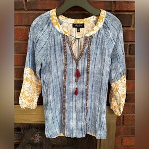 #7)  Melissa Paige  boho style top. Excellent condition.